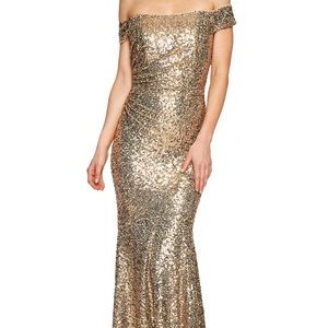 Badgley Mischka evening gown